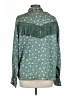 Fate 100% Polyester Teal Long Sleeve Blouse Size L - photo 2