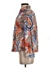 Chico's 100% Cotton Paisley Orange Long Sleeve Blouse Size S - photo 5