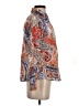 Chico's 100% Cotton Paisley Orange Long Sleeve Blouse Size S - photo 4