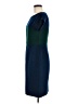 St. John Color Block Blue Cocktail Dress Size 6 - photo 5