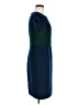 St. John Color Block Blue Cocktail Dress Size 6 - photo 4