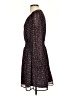 Ann Taylor LOFT 100% Polyester Polka Dots Black Casual Dress Size S - photo 5