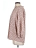 Adrianna Papell Polka Dots Pink 3/4 Sleeve Blouse Size L - photo 5