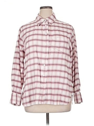 Lane Bryant Long Sleeve Button-Down Shirt (view 1)