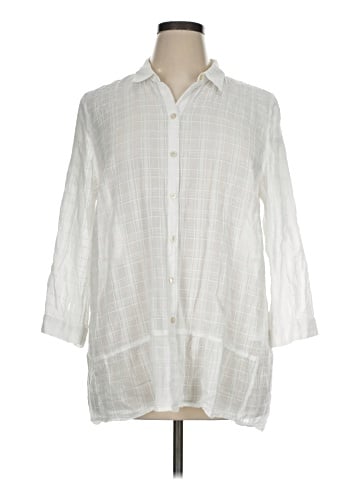 J.Jill 3/4 Sleeve Button-Down Shirt (view 1)
