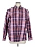 Eddie Bauer Plaid Purple Long Sleeve Blouse Size M - photo 1