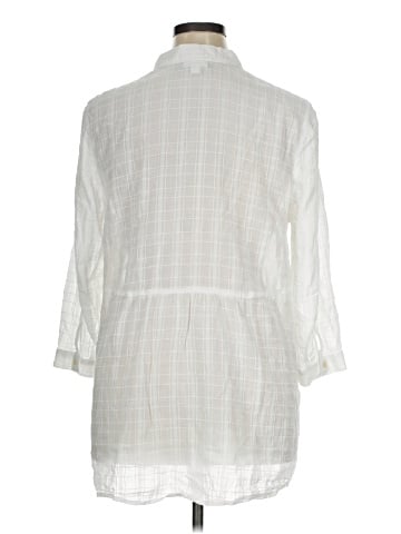 J.Jill 3/4 Sleeve Button-Down Shirt (view 2)