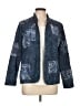 Alfred Dunner 100% Cotton Print Blue Blazer Size 10 - photo 1