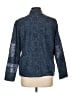Alfred Dunner 100% Cotton Print Blue Blazer Size 10 - photo 2