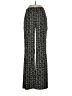 Zara 100% Polyester Print Black Casual Pants Size XS - photo 1