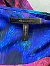 BCBGMAXAZRIA 100% Polyester Floral Ombre Tie-dye Purple Cocktail Dress Size S - photo 7