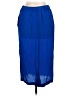 Argenti 100% Silk Blue Silk Skirt Size 8 - photo 2