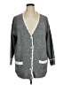 BLOOMCHIC 100% Polyester Gray Cardigan Size 14 - 16 - photo 1