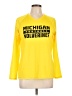 Adidas 100% Polyester Yellow Long Sleeve T-Shirt Size L - photo 1