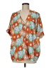 Jodifl 100% Polyester Orange Short Sleeve Blouse Size M - photo 1