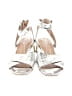 Franco Sarto Metallic Silver Sandals Size 7 - photo 2
