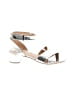 Franco Sarto Metallic Silver Sandals Size 7 - photo 1