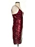 Shein Burgundy Cocktail Dress Size 4 - photo 4