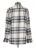 Gap 100% Cotton Plaid Ivory Long Sleeve Button-Down Shirt Size XS - photo 2