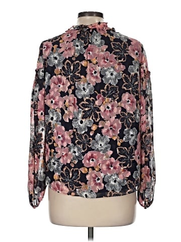 Rebecca Taylor Long Sleeve Silk Top (view 2)