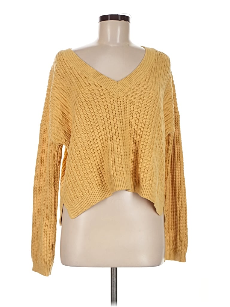 Pre-owned La Hearts Pullover Sweater In Yellow