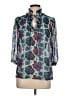 Twenty One Teal 3/4 Sleeve Blouse Size L - photo 1