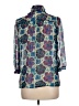 Twenty One Teal 3/4 Sleeve Blouse Size L - photo 2