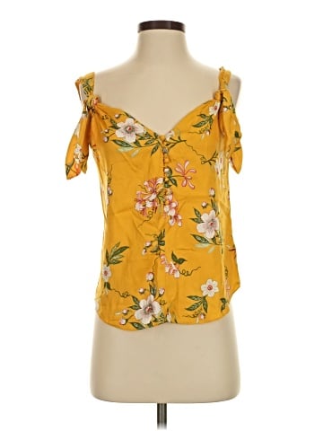 Rebecca Taylor Sleeveless Silk Top (view 1)