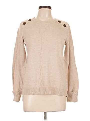 Pink Clover Pullover Sweater (view 1)