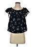 Current/Elliott Black Short Sleeve Blouse Size Sm (1) - photo 1