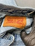 Levi's Graphic Solid Blue Denim Jacket Size S - photo 6