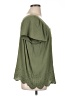 Torrid Green Short Sleeve Blouse Size 1X Plus (1) - photo 4
