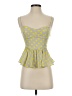 Zara x Steven Meisel 100% Polyester Yellow Sleeveless Blouse Size XS - photo 1