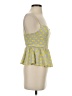 Zara x Steven Meisel 100% Polyester Yellow Sleeveless Blouse Size XS - photo 4