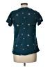 Assorted Brands Stars Teal Short Sleeve Blouse Size L - photo 2