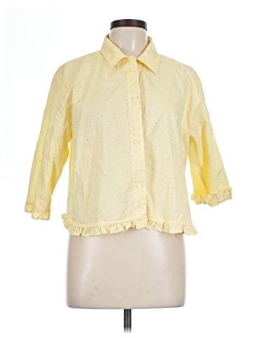 INC International Concepts 3/4 Sleeve Button-Down Shirt (view 1)