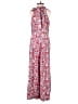 Ann Taylor LOFT Outlet Floral Red Jumpsuit Size 2 - photo 2