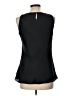 Ann Taylor LOFT 100% Polyester Black Sleeveless Blouse Size 10 - photo 2