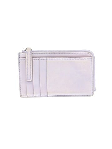 Madewell The Zip Card Case Wallet in Waxed Leather (view 1)