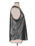 DKNY Metallic Silver Sleeveless Top Size XL - photo 4