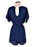 Unbranded Solid Blue Romper Size XXS (estimated) - photo 2