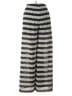 Doe & Rae 100% Polyester Chevron-herringbone Silver Casual Pants Size S - photo 2