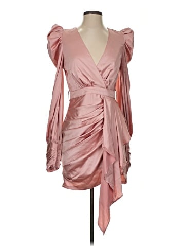 Rose Velvet Cocktail Dress (view 1)