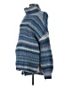 Hatch 100% Acrylic Stripes Blue Turtleneck Sweater Size Sm Maternity (1) - photo 1