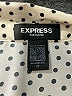 Express Polka Dots Ivory Long Sleeve Blouse Size XS - photo 7