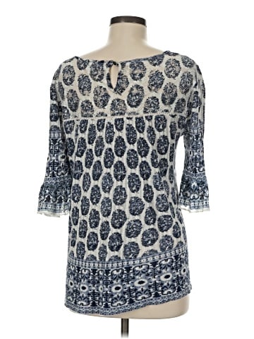 Lucky Brand 3/4 Sleeve Blouse (view 2)