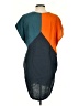 PAN Color Block Teal Casual Dress Size S - photo 2