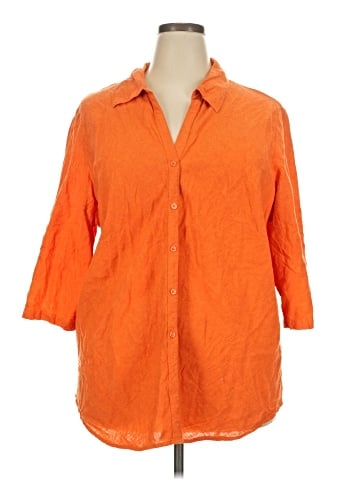 Venezia 3/4 Sleeve Button-Down Shirt (view 1)