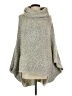 Bishop + Young 100% Acrylic Gray Poncho Size S - photo 1
