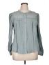 Angels 100% Rayon Gray Long Sleeve Blouse Size XL - photo 1